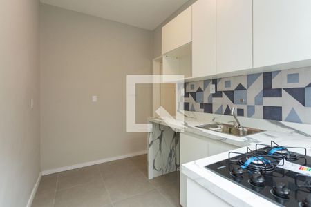 Cozinha de apartamento para alugar com 1 quarto, 29m² em Moinhos de Vento, Porto Alegre