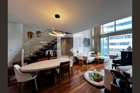 Sala de apartamento à venda com 3 quartos, 159m² em Cidade Monções, São Paulo