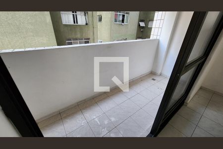 Varanda da Sala de apartamento para alugar com 3 quartos, 58m² em Gonzaga, Santos