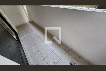 Varanda da Sala de apartamento para alugar com 3 quartos, 58m² em Gonzaga, Santos