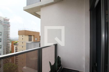 Varanda de kitnet/studio à venda com 1 quarto, 29m² em Moema, São Paulo