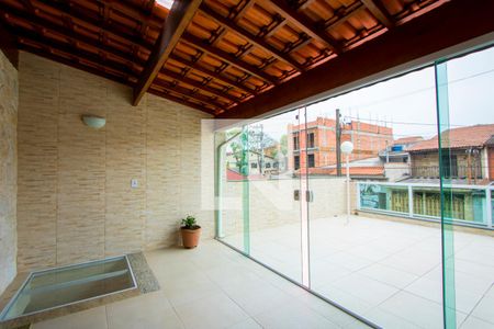 Varanda do Suíte de casa à venda com 3 quartos, 179m² em Parque Marajoara, Santo André