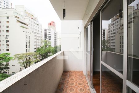 Varanda  de apartamento para alugar com 3 quartos, 130m² em Itaim Bibi, São Paulo