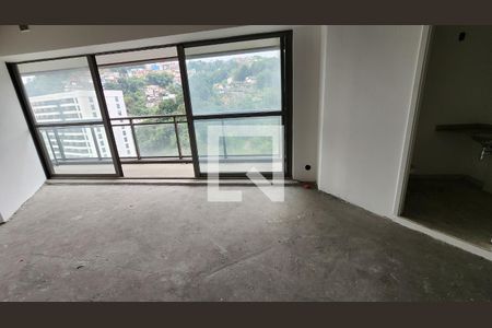 Sala de apartamento para alugar com 1 quarto, 80m² em Valongo, Santos