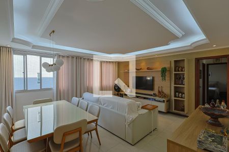 Sala de apartamento à venda com 4 quartos, 105m² em Cidade Nova, Belo Horizonte