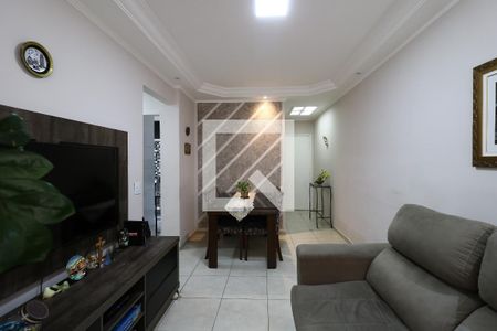 Sala de apartamento à venda com 3 quartos, 73m² em Vila Valparaíso, Santo André