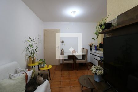 Sala de apartamento à venda com 2 quartos, 54m² em Vila Príncipe de Gales, Santo André