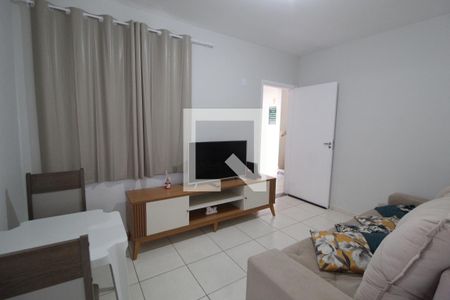 Sala de apartamento para alugar com 2 quartos, 45m² em Gávea, Uberlândia