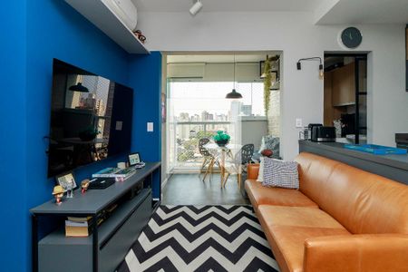 Sala de apartamento para alugar com 2 quartos, 53m² em Chácara Santo Antônio (zona Sul), São Paulo