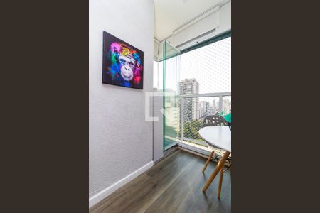 Varanda de apartamento à venda com 2 quartos, 53m² em Chácara Santo Antônio (zona Sul), São Paulo