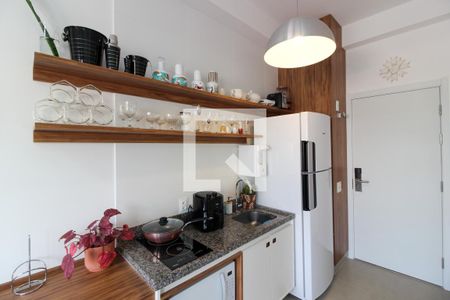 Kitnet (Cozinha) de kitnet/studio para alugar com 1 quarto, 30m² em Pinheiros, São Paulo