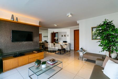 Sala de apartamento à venda com 4 quartos, 130m² em Funcionários, Belo Horizonte