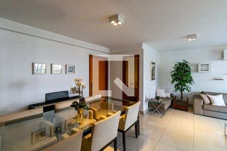 Sala de apartamento à venda com 4 quartos, 130m² em Funcionários, Belo Horizonte