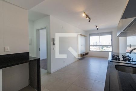 Sala/Cozinha de apartamento para alugar com 1 quarto, 46m² em Canto, Florianópolis