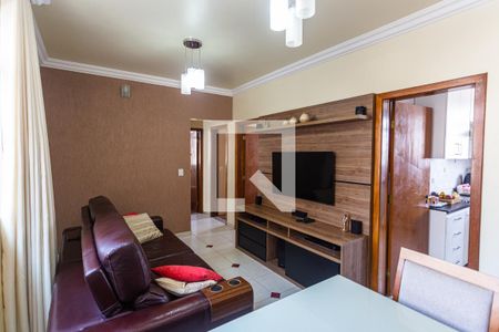 Sala de apartamento à venda com 3 quartos, 77m² em União, Belo Horizonte