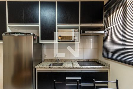 Cozinha de apartamento à venda com 1 quarto, 30m² em Santa Ifigênia, São Paulo