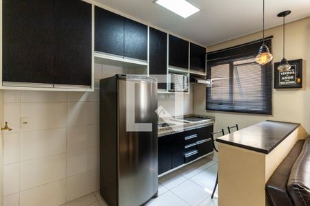 Cozinha de apartamento à venda com 1 quarto, 30m² em Santa Ifigênia, São Paulo