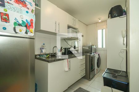 Cozinha e Área de Serviço de apartamento à venda com 3 quartos, 72m² em Jardim Itu, Porto Alegre