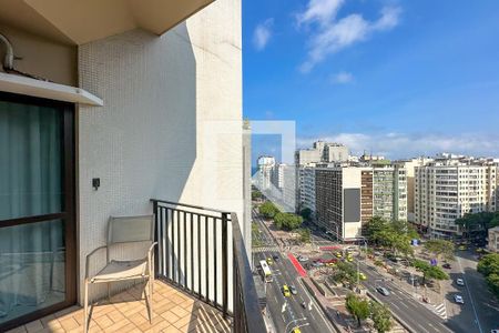 Varanda de apartamento para alugar com 1 quarto, 75m² em Copacabana, Rio de Janeiro