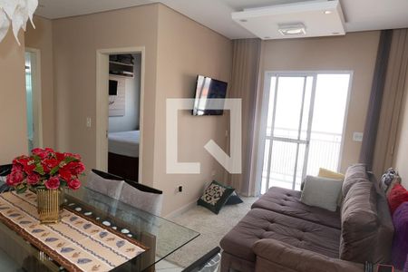 Sala de apartamento para alugar com 2 quartos, 56m² em Jardim Santa Cecilia, Guarulhos