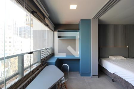 Cozinha de kitnet/studio à venda com 1 quarto, 24m² em Itaim Bibi, São Paulo