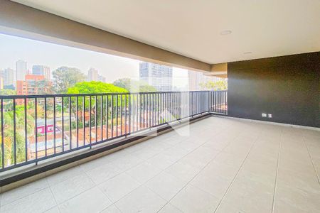 Varanda Sala de apartamento à venda com 3 quartos, 173m² em Santo Amaro, São Paulo