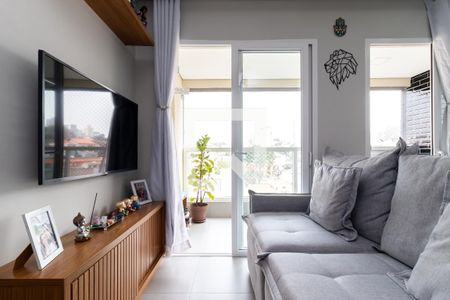 Sala de Estar de apartamento à venda com 2 quartos, 50m² em Jardim Paraíso, São Paulo