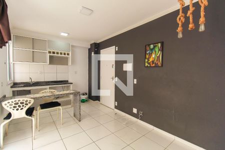 Sala/Cozinha de apartamento à venda com 1 quarto, 28m² em Brás, São Paulo