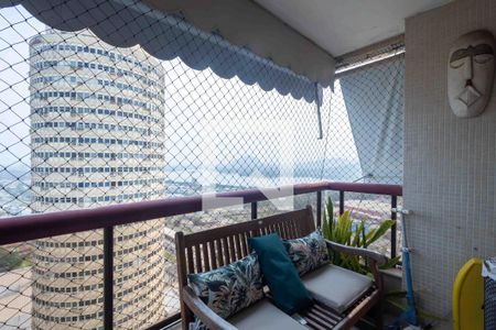 Varanda Sala de apartamento à venda com 2 quartos, 64m² em Barra da Tijuca, Rio de Janeiro