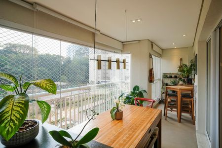 Varanda gourmet de apartamento à venda com 3 quartos, 144m² em Santa Paula, São Caetano do Sul