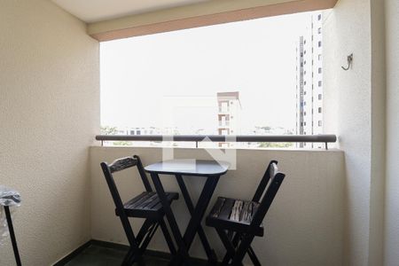 Varanda da Sala de apartamento à venda com 2 quartos, 59m² em Parque Peruche, São Paulo