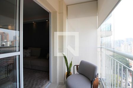 Varanda  de apartamento à venda com 2 quartos, 73m² em Vila Clementino, São Paulo