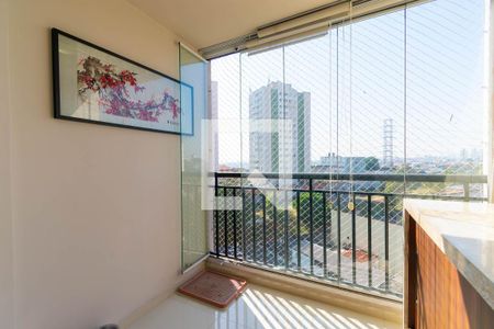 Varanda da Sala de apartamento à venda com 2 quartos, 70m² em Vila Ivone, São Paulo