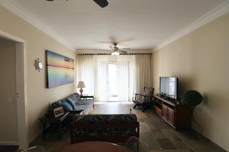 Sala de apartamento para alugar com 3 quartos, 103m² em Pitangueiras, Guarujá