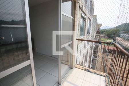 Varanda da Sala de apartamento à venda com 2 quartos, 61m² em Taquara, Rio de Janeiro