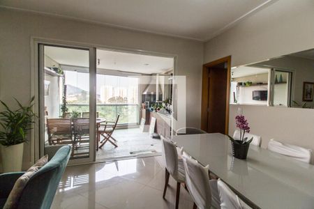 Sala de Jantar de apartamento à venda com 3 quartos, 122m² em Tamboré, Santana de Parnaíba