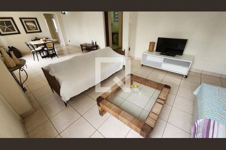 Sala de apartamento para alugar com 3 quartos, 160m² em Gonzaga, Santos