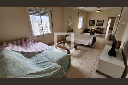 Sala de apartamento para alugar com 3 quartos, 160m² em Gonzaga, Santos