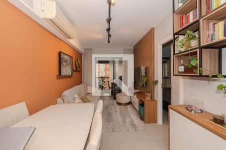 Sala de apartamento à venda com 1 quarto, 49m² em Bela Vista, São Paulo