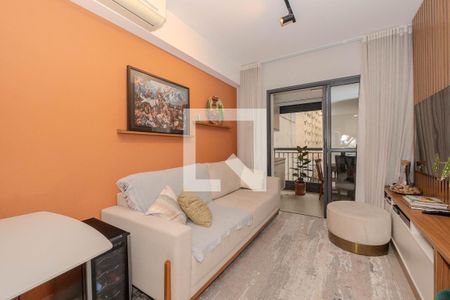 Sala de apartamento à venda com 1 quarto, 49m² em Bela Vista, São Paulo