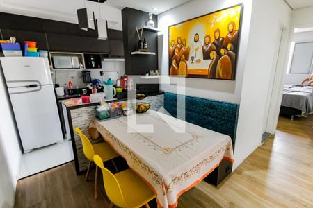 Detalhe Sala de apartamento à venda com 2 quartos, 51m² em Jardim Monte Alegre, Taboão da Serra