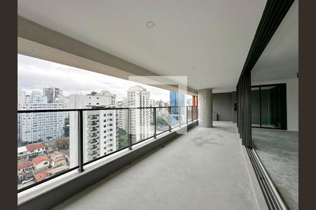 Varanda de apartamento à venda com 4 quartos, 210m² em Campo Belo, São Paulo