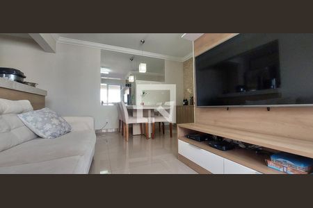 Sala de apartamento à venda com 3 quartos, 65m² em Vila Valparaíso, Santo André