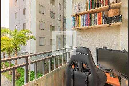 Varanda da Sala de apartamento à venda com 2 quartos, 42m² em Santo Amaro, São Paulo