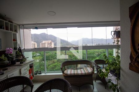 Varanda de apartamento à venda com 3 quartos, 122m² em Recreio dos Bandeirantes, Rio de Janeiro