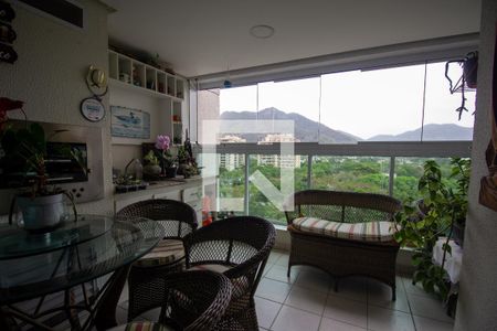 Varanda de apartamento à venda com 3 quartos, 122m² em Recreio dos Bandeirantes, Rio de Janeiro