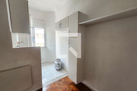 Cozinha de apartamento para alugar com 1 quarto, 22m² em Laranjeiras, Rio de Janeiro