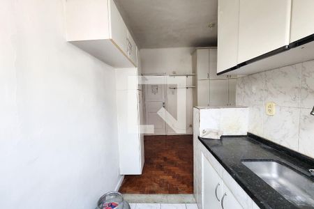 Cozinha de apartamento à venda com 1 quarto, 22m² em Laranjeiras, Rio de Janeiro