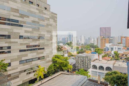 Vista da Varanda de kitnet/studio à venda com 1 quarto, 24m² em Vila Madalena, São Paulo