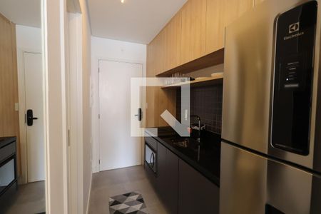 Cozinha de kitnet/studio para alugar com 1 quarto, 20m² em Vila Gomes Cardim, São Paulo